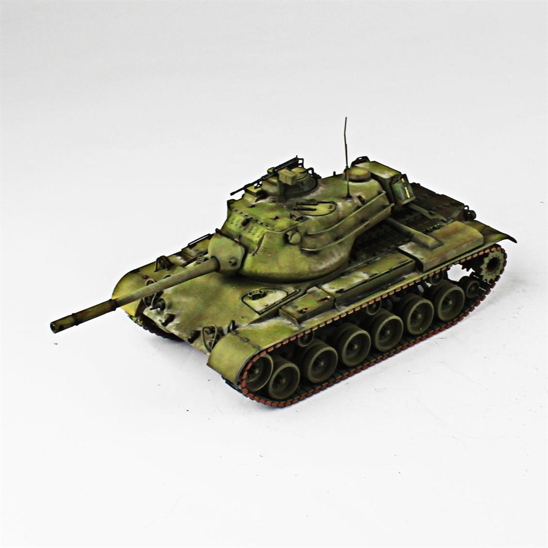 QD270 1/35 M47 Patton, Italeri, Sergilemeye Hazır Plastik Tank Maketi