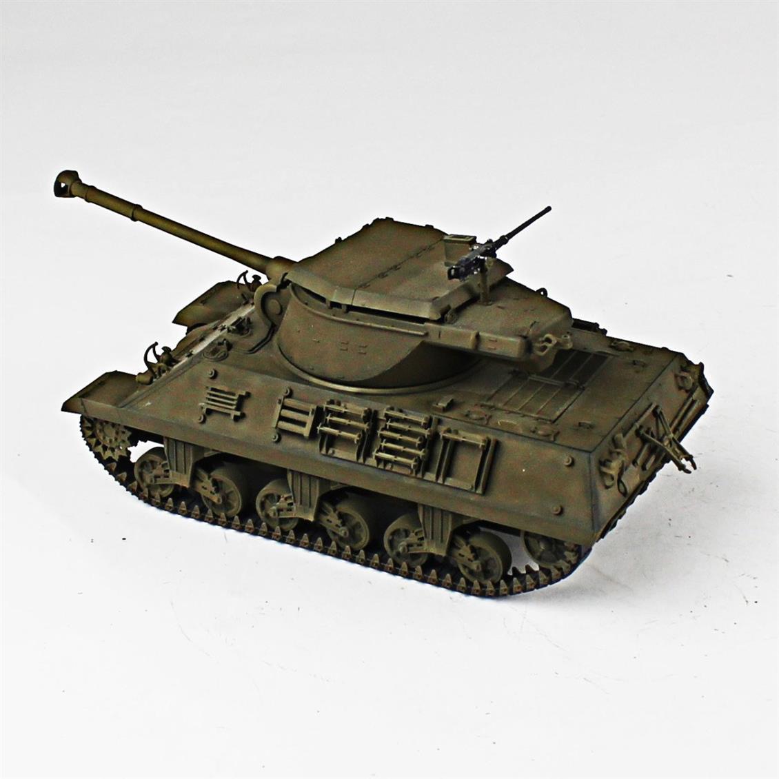 QD271 1/35 M36 Jackson, Academy, Sergilemeye Hazır Plastik Tank Maketi