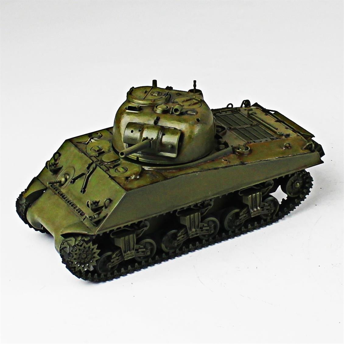 QD277 1/35 M4 Sherman, Tamiya, Sergilemeye Hazır Plastik Tank Maketi