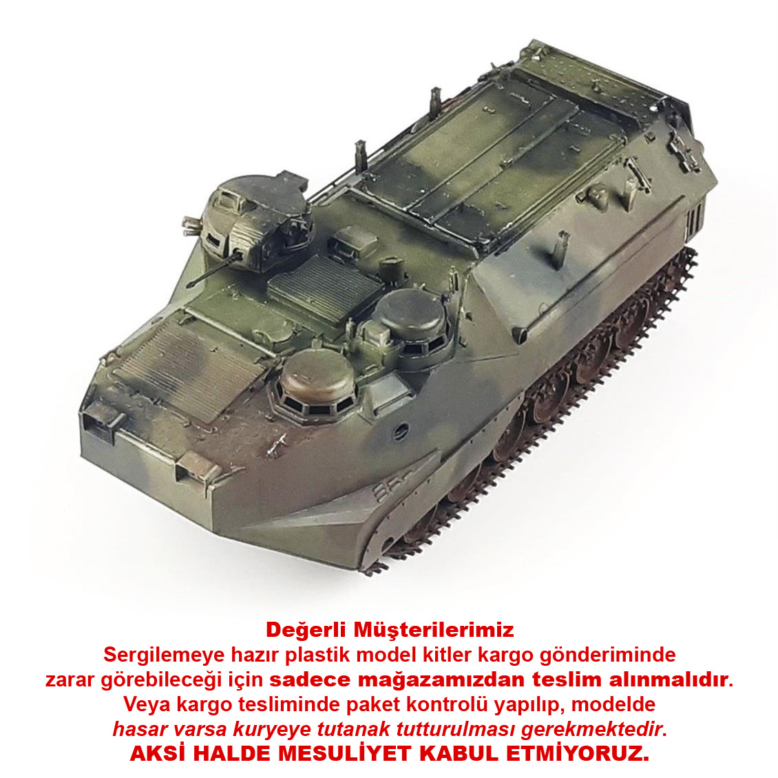 QD280 1/35 Amfibik Carrier, Hobbyboss, Sergilemeye Hazır Plastik Tank Maketi