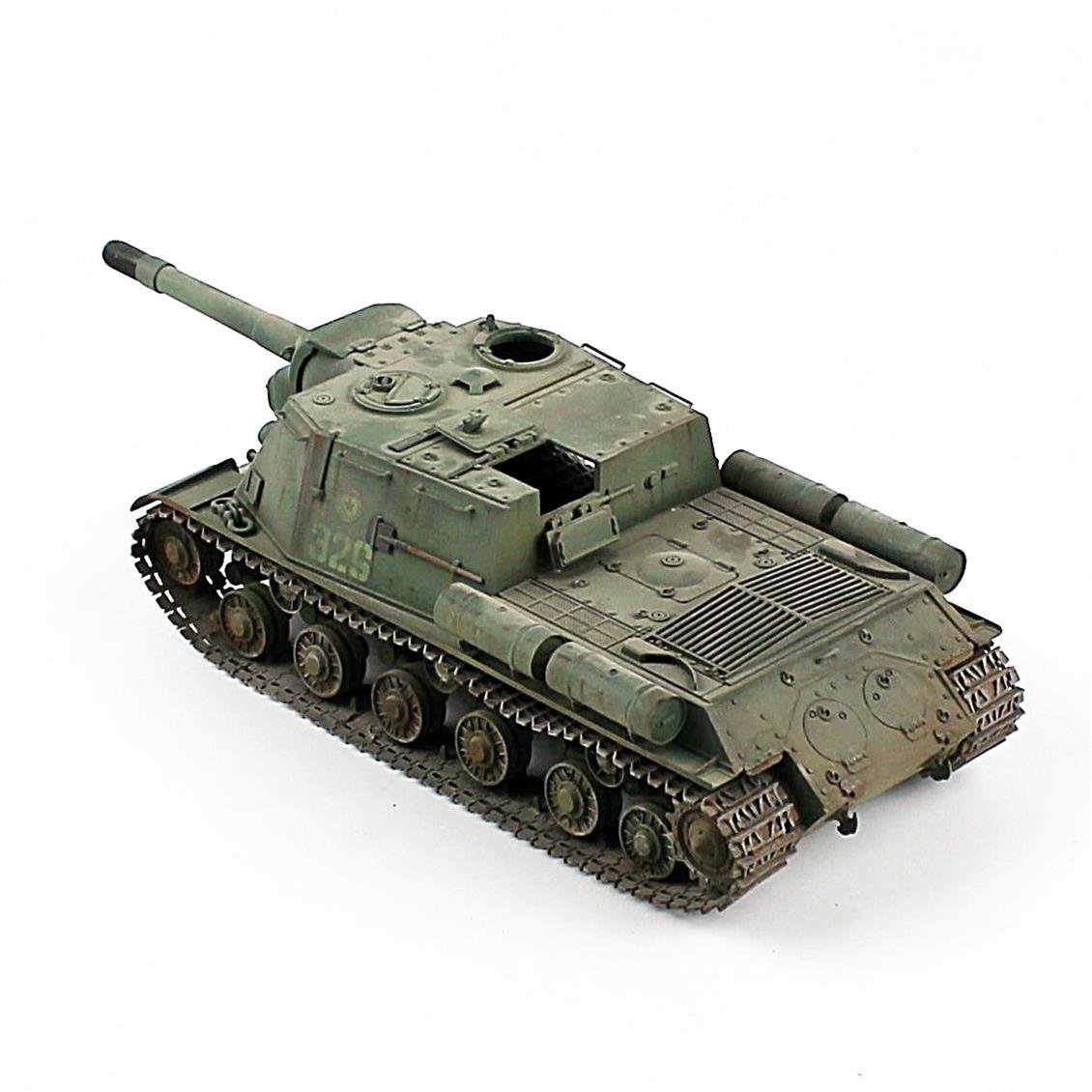 QD284 1/35 Ölçek, ISU-152 Sovyet Kundağı Motorlu Top, Sergilemeye Hazır Plastik Modeli
