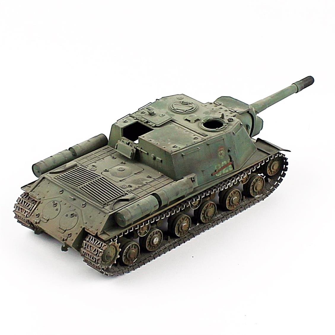 QD284 1/35 Ölçek, ISU-152 Sovyet Kundağı Motorlu Top, Sergilemeye Hazır Plastik Modeli