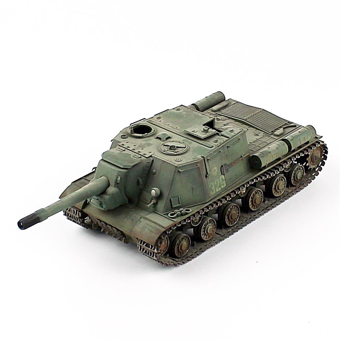 QD284 1/35 Ölçek, ISU-152 Sovyet Kundağı Motorlu Top, Sergilemeye Hazır Plastik Modeli