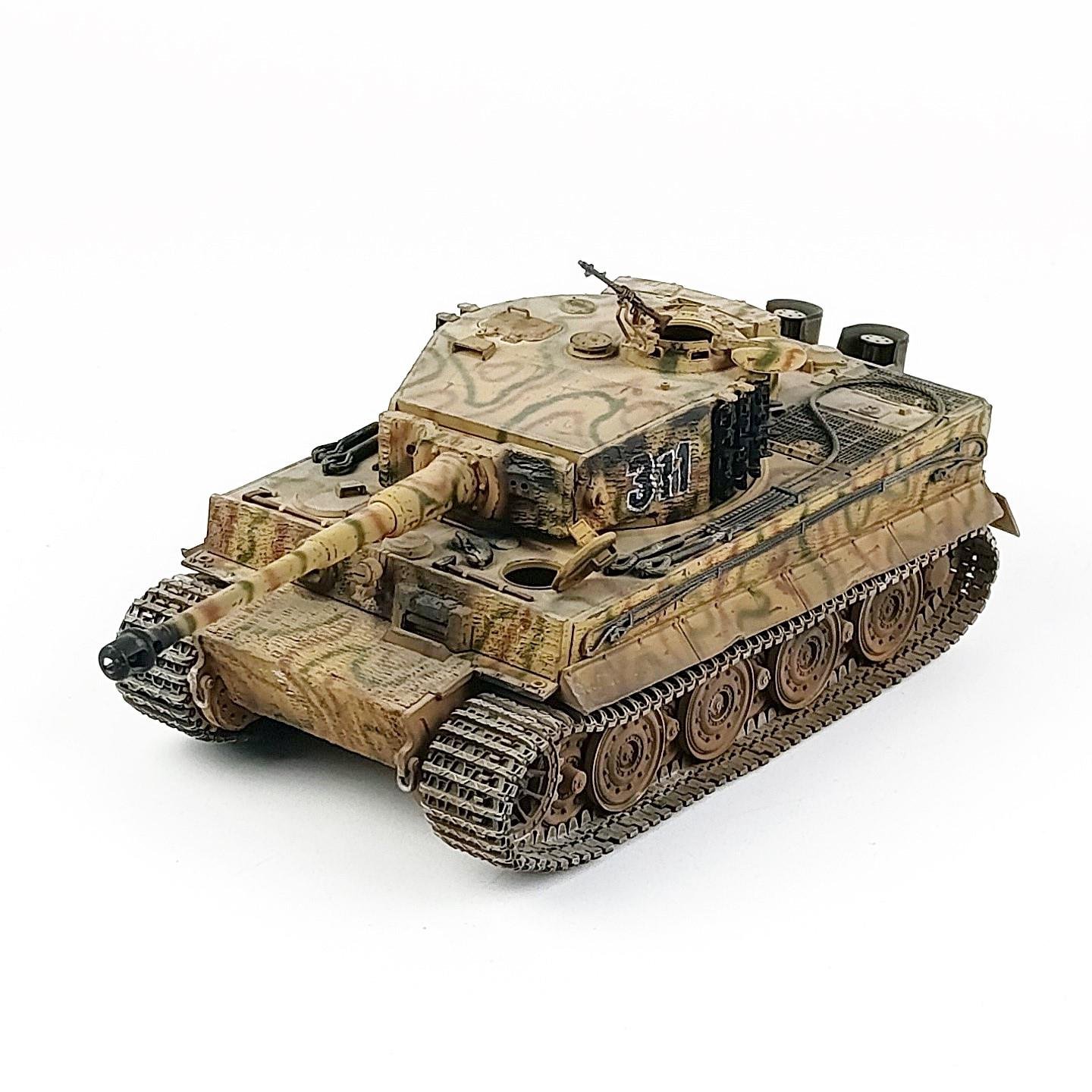 QD286 1/35 Ölçek, Tiger 1 E (late) Doğu Cephesi, Sergilemeye Hazır Plastik Tank Modeli