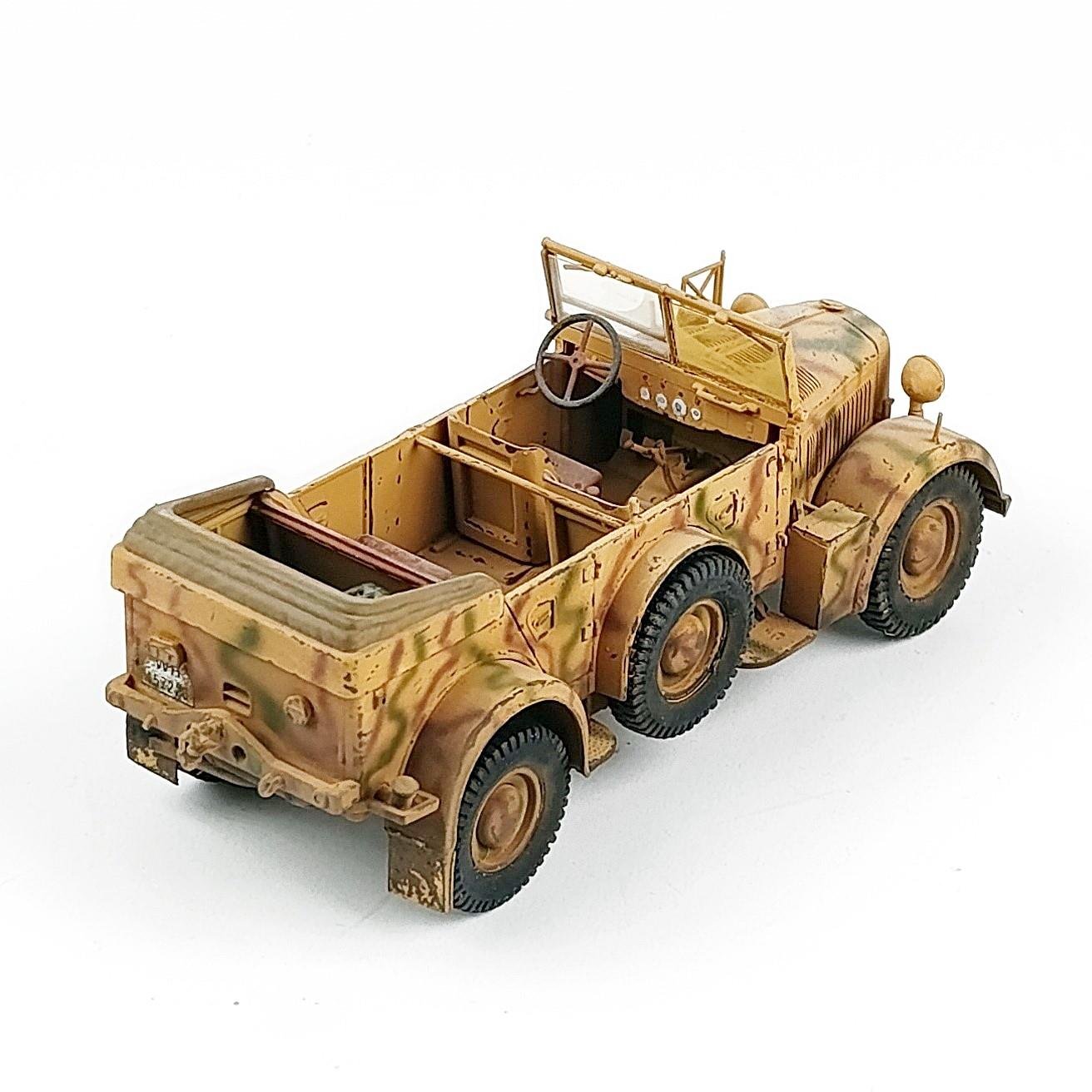 QD287 1/35 Ölçek, Horrch 1a Alman Rütbeli, Radyo aracı, Doğu Cephesi, Sergilemeye Hazır Plastik  Model