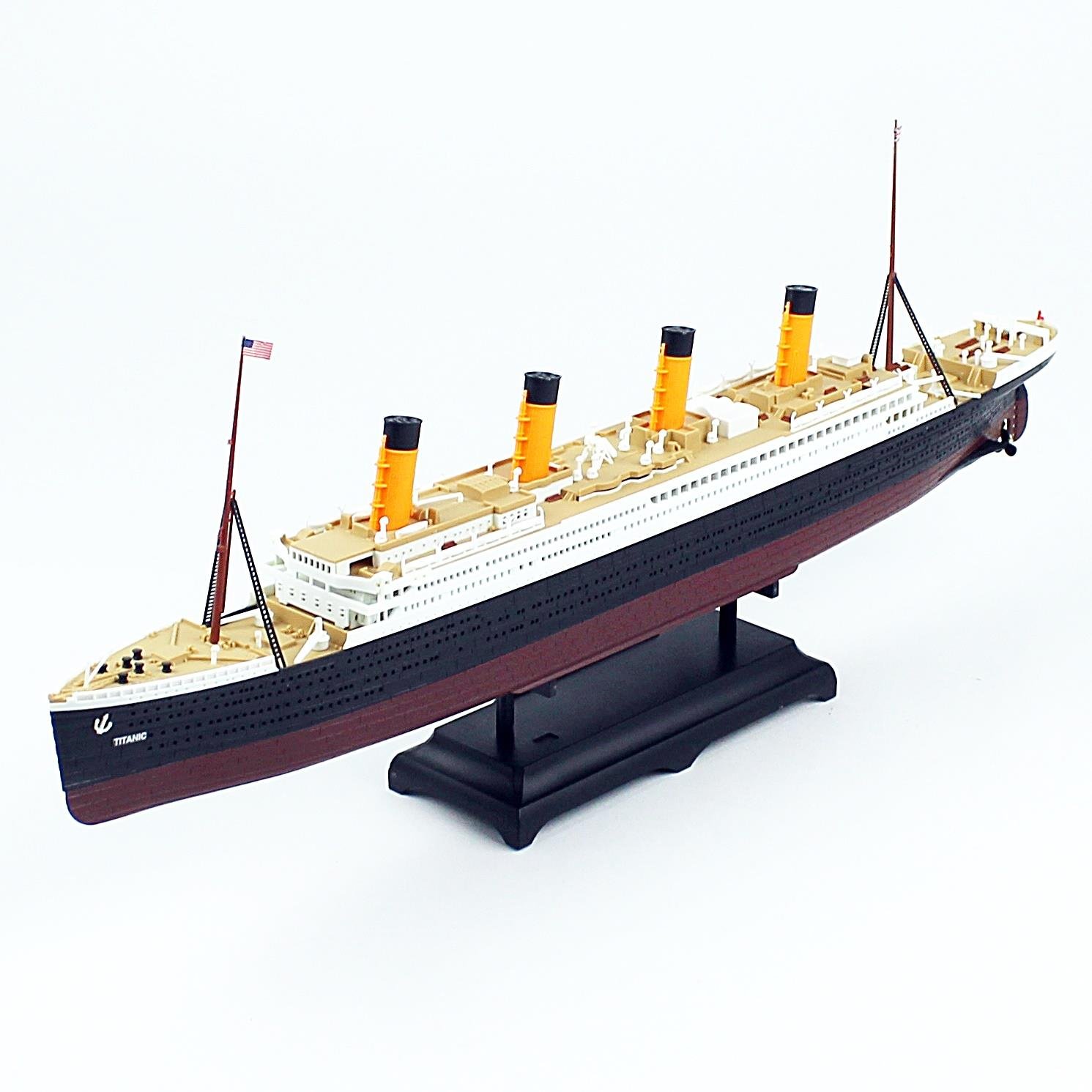 QD403 1/700 Ölçek, 38 cm.  Titanic, Sergilemeye Hazır, Plastik Gemi Modeli