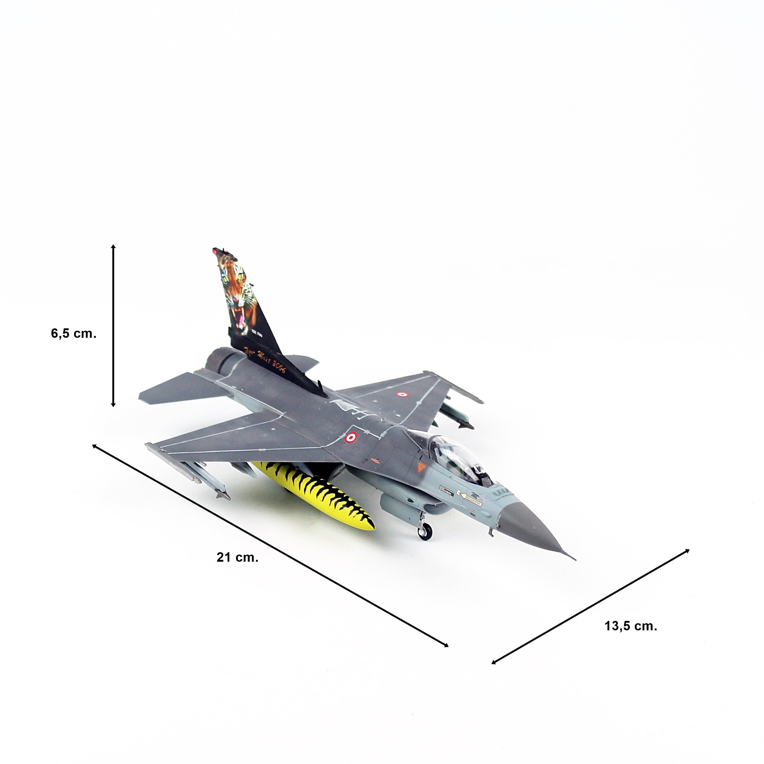 QD608 1/72 Ölçek, F-16C B-50 Savaşan Şahin, 192 Kaplan Filo, Tiger Meet 2006, Sergilemeye Hazır Model Uçak