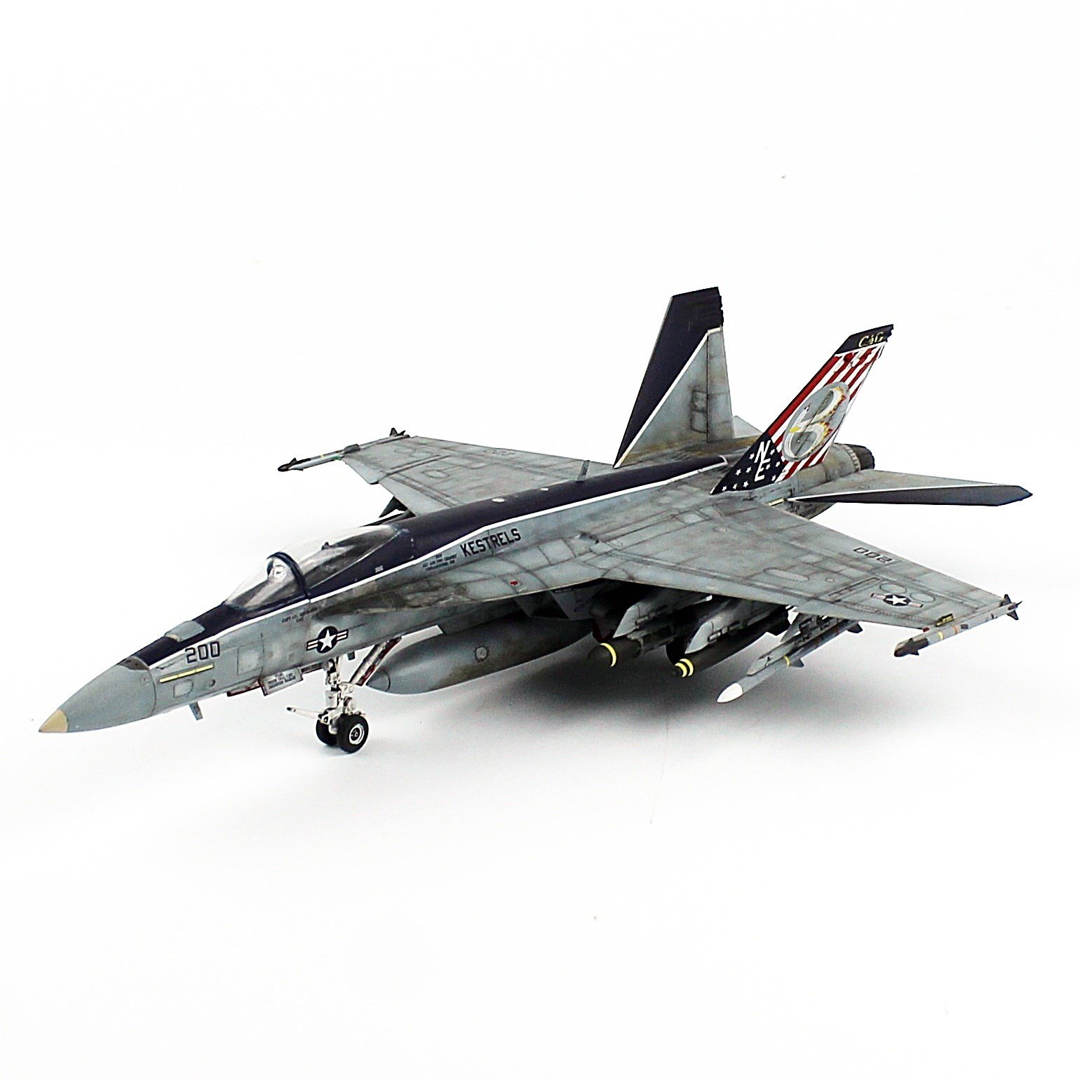 QD613 1/72 Ölçek, F/C-18C Hornet, Sergilemeye Hazır Model Uçak