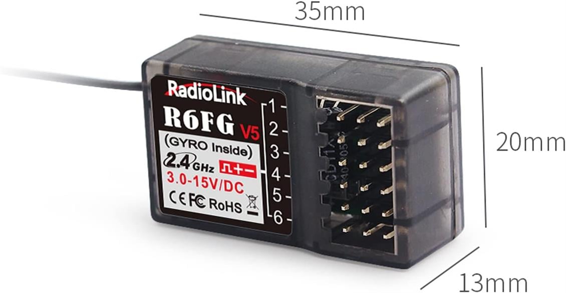 Radiolink R6FG 6 Kanal Cyrolu Alıcı