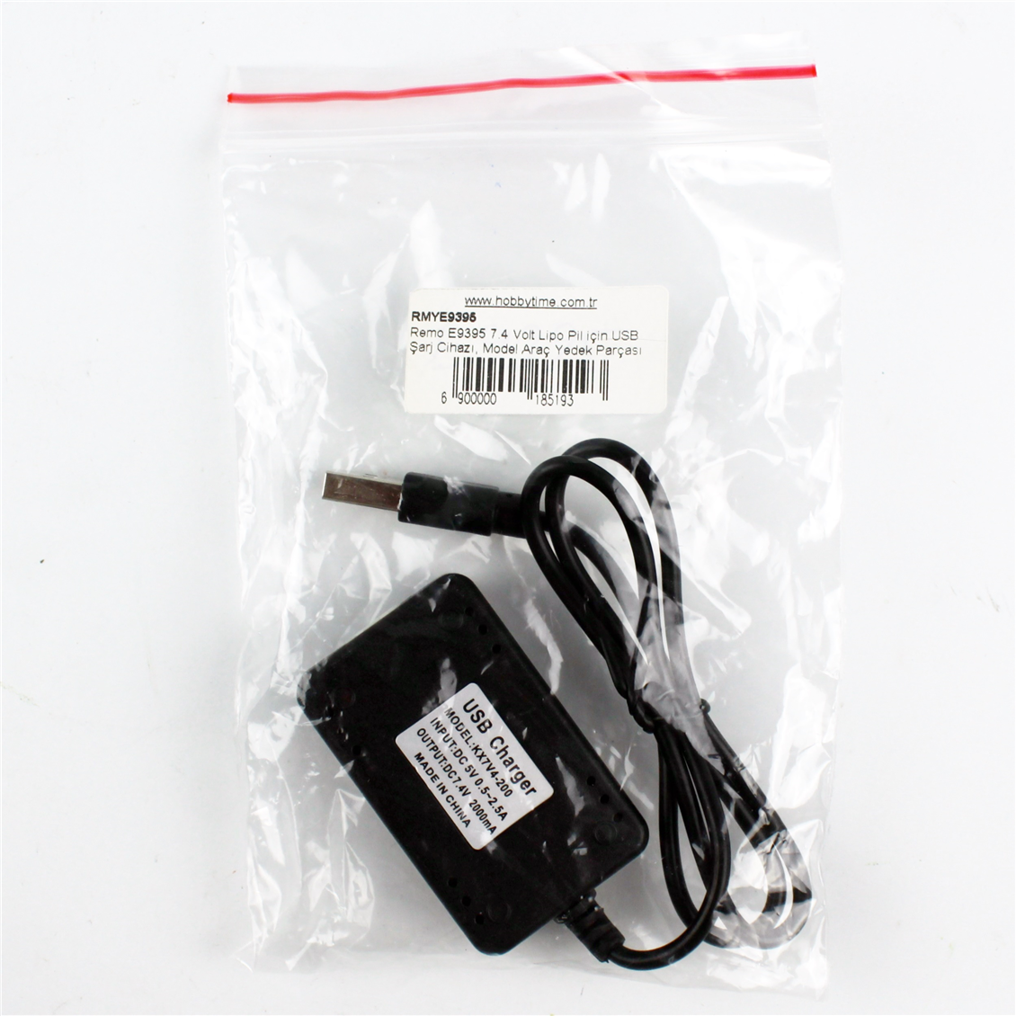 Remo E9395 7.4 Volt Lipo Pil için USB Şarj Cihazı, Model Araç Yedek Parçası
