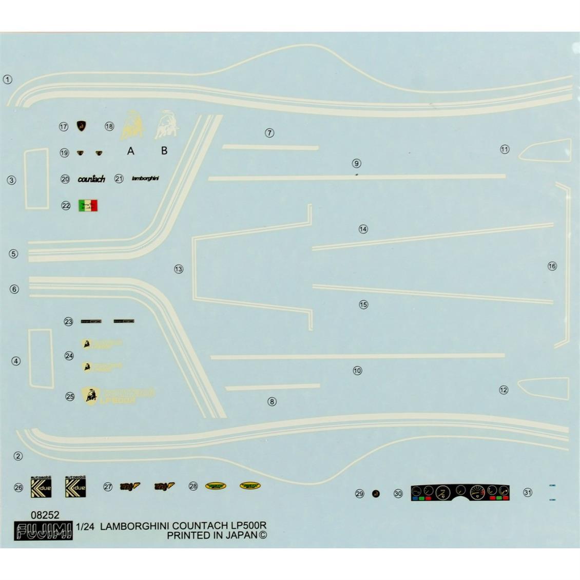 RS-39 1/24 LAMBORGHİNİ COUNTACH LP500R