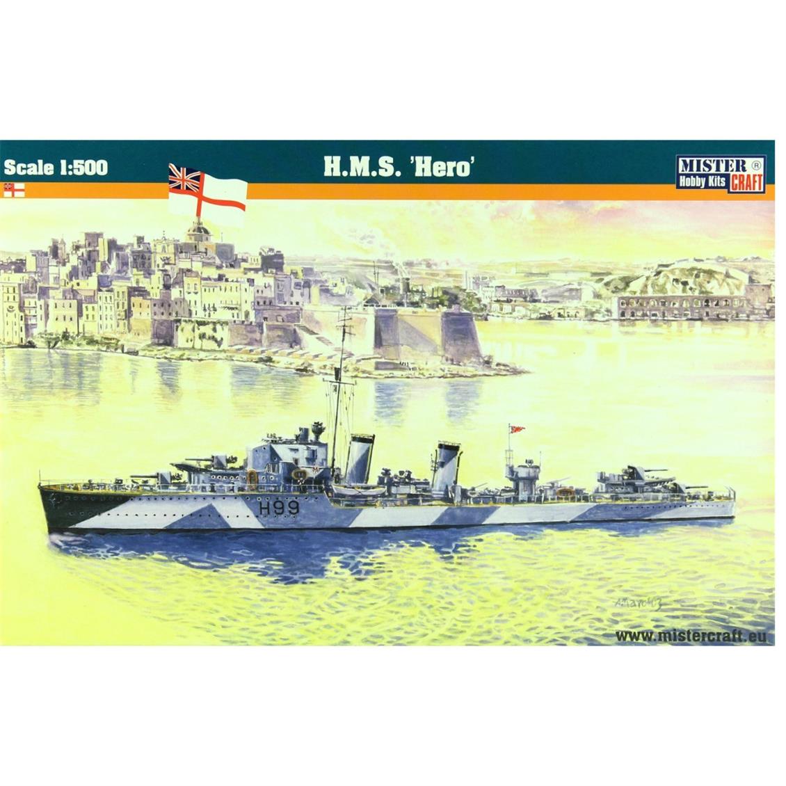 ''S-97 1/500 HMS ''''Hero''''''