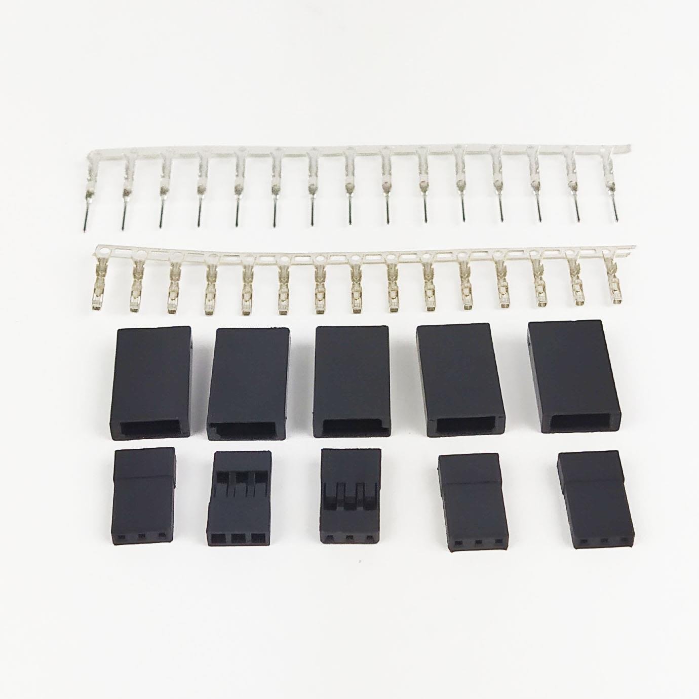 Servo Konnektörü, JR, Erkek ve Dişi, 5 Çift