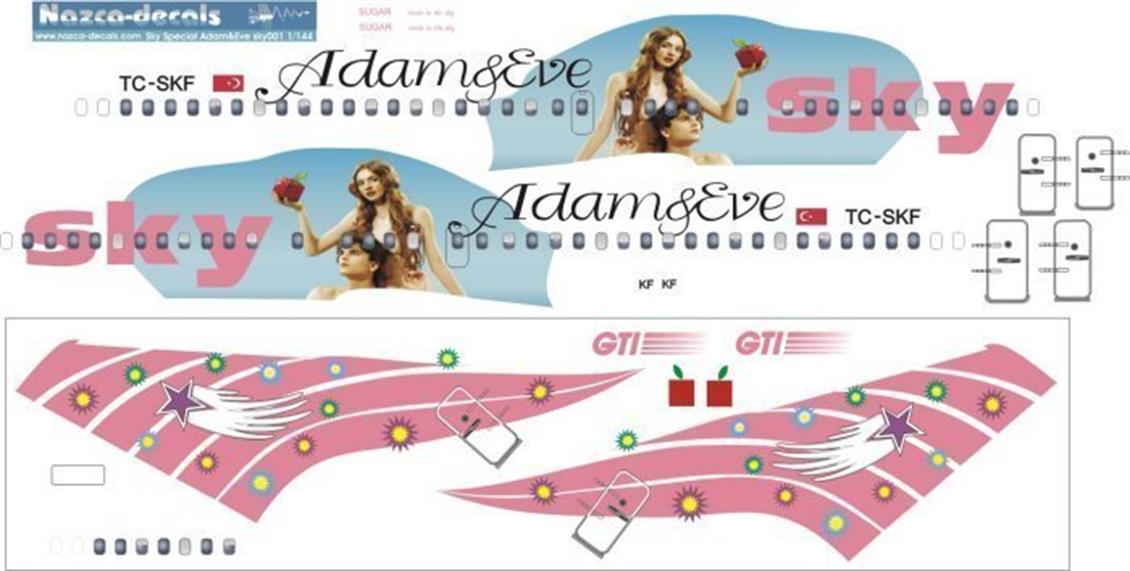 SKY001 1/144 SKY B737-400 SPECİAL