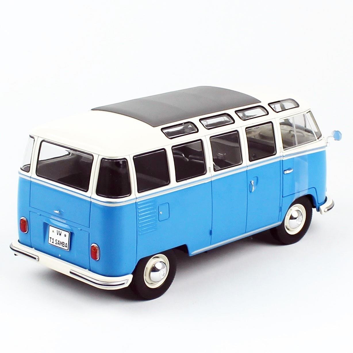 Solido 1/18 Ölçek, Volkvagen T1 Samba Minibüs 1962, ,Sergilemeye Hazır Model Araba