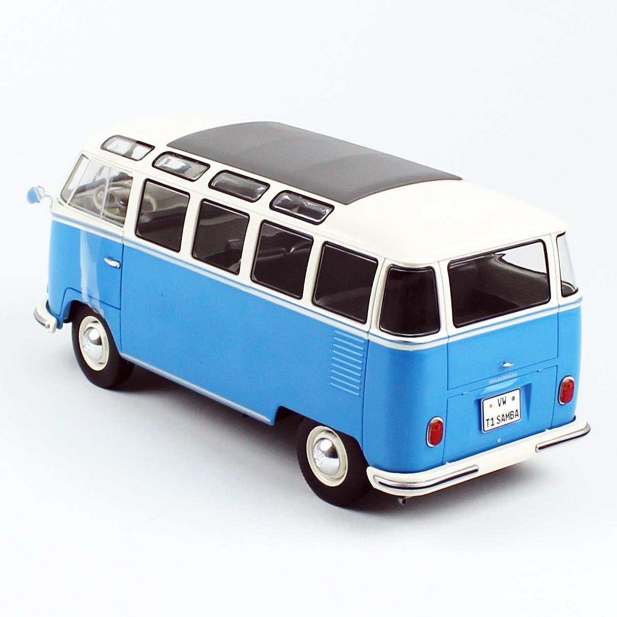 Solido 1/18 Ölçek, Volkvagen T1 Samba Minibüs 1962, ,Sergilemeye Hazır Model Araba