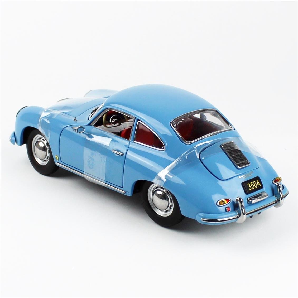 Sunstar 1342 1/18 Ölçek, 1957 Porsche 356A 1500 GS Carrera GT, Parlak Mavi, Sergilemeye Hazır Metal Araba Modeli