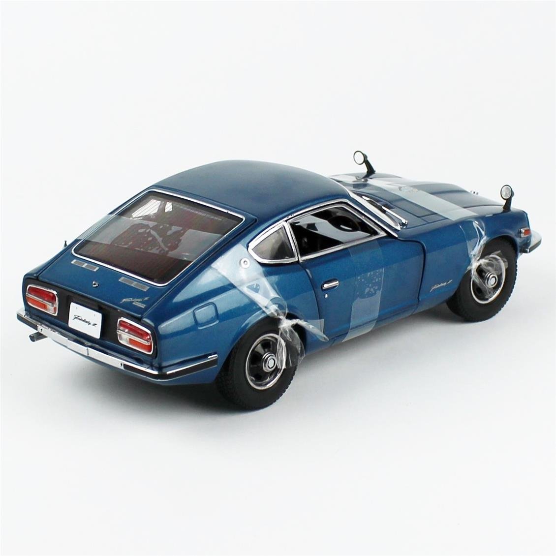 Sunstar 3513 1/18 Ölçek, 1970 Fairlady Z (S30), Mavi, Sergilemeye Hazır Metal Araba Modeli