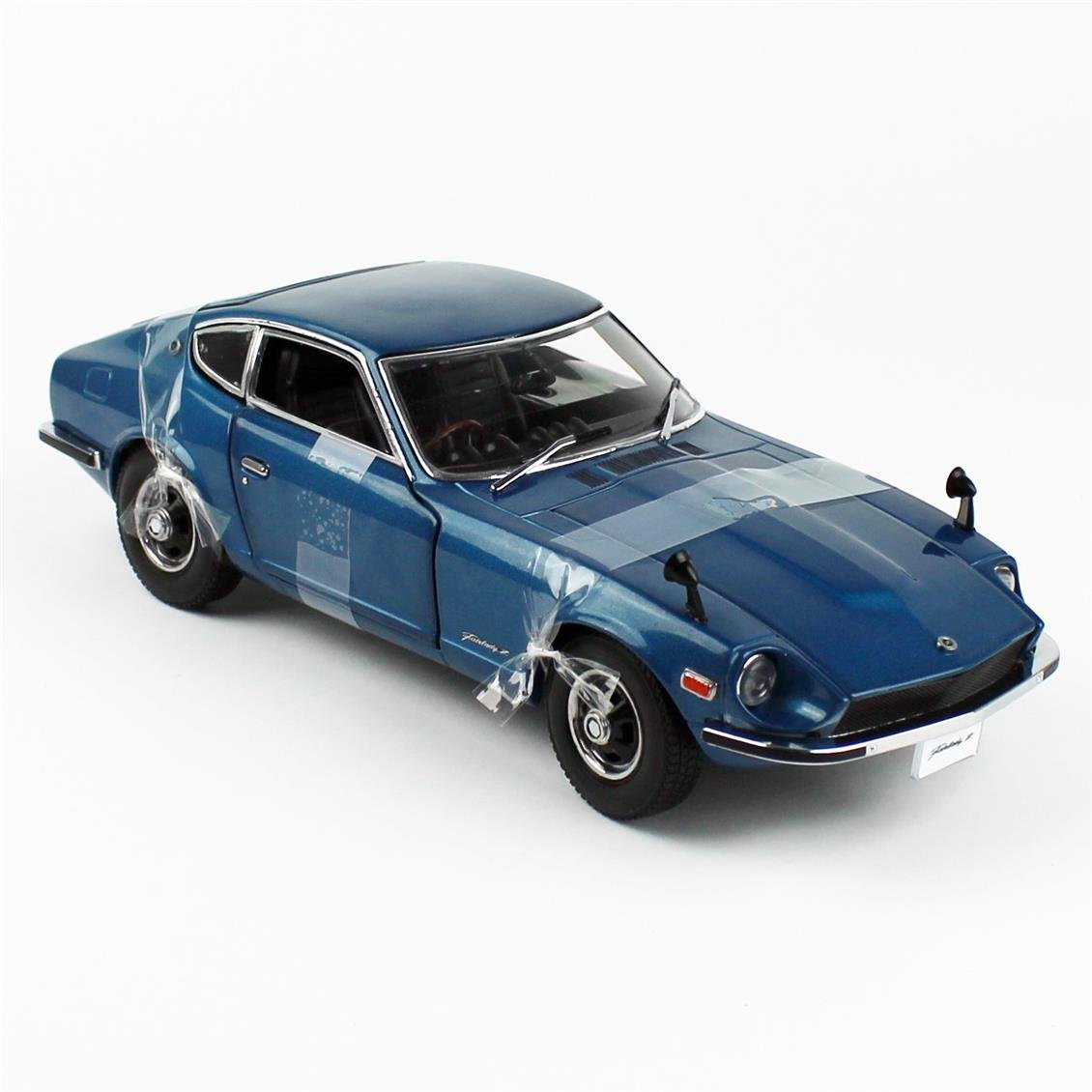 Sunstar 3513 1/18 Ölçek, 1970 Fairlady Z (S30), Mavi, Sergilemeye Hazır Metal Araba Modeli