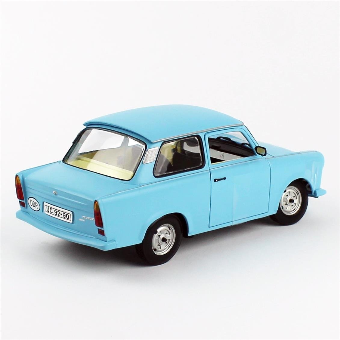 Sunstar 4290 1/18 Ölçek, Trabant 601, Mavi, Sergilemeye Hazır Metal Araba Modeli