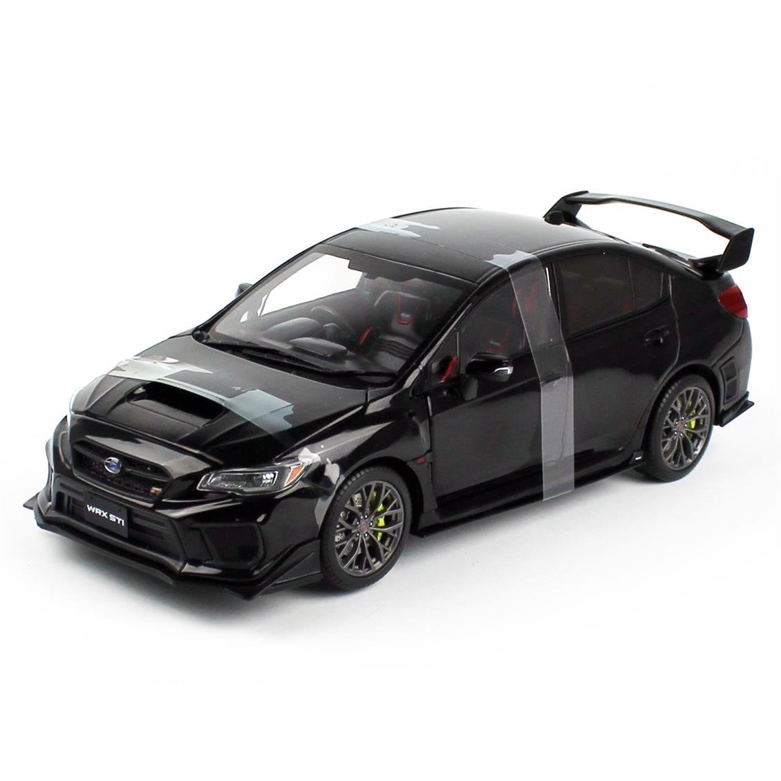 Sunstar 5557 1/18 Ölçek, Subaru WRX STI 2018 Customised Version, Siyah, Sergilemeye Hazır Metal Araba Modeli
