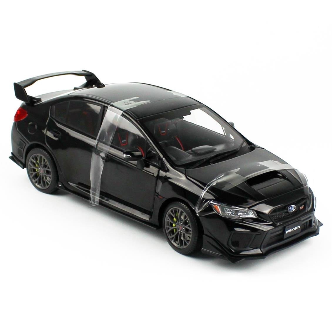 Sunstar 5557 1/18 Ölçek, Subaru WRX STI 2018 Customised Version, Siyah, Sergilemeye Hazır Metal Araba Modeli