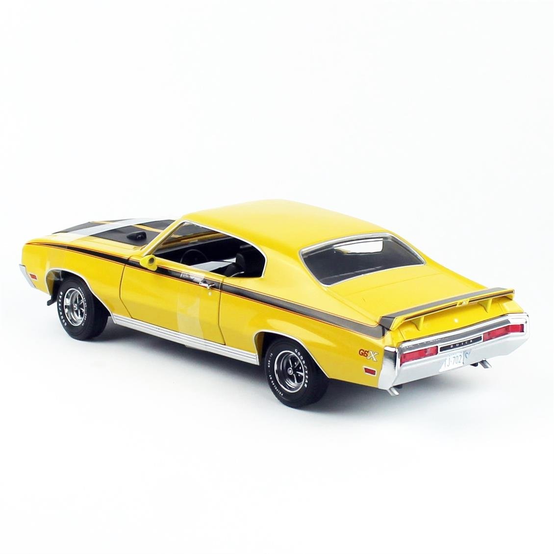 Sunstar 5702 1/18 Ölçek, 1970 Buick GSX, Sarı, Sergilemeye Hazır Metal Araba Modeli