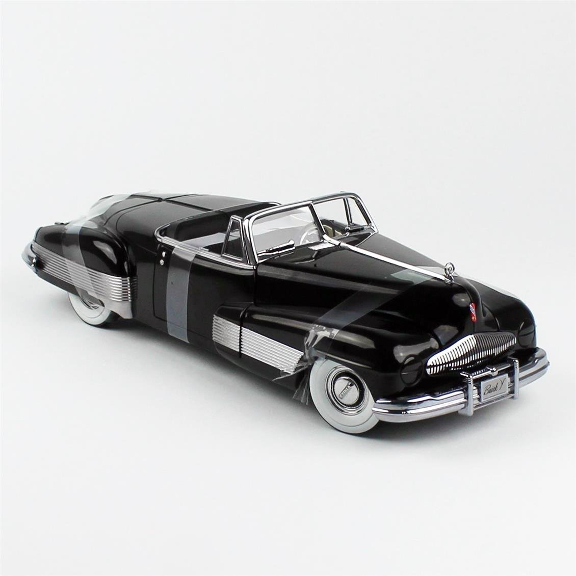 Sunstar 5731 1/18 Ölçek, 1938 Buick Y-Job, Siyah, Sergilemeye Hazır Metal Araba Modeli