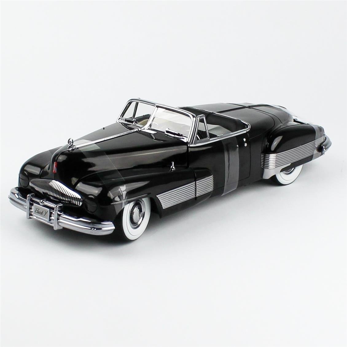 Sunstar 5731 1/18 Ölçek, 1938 Buick Y-Job, Siyah, Sergilemeye Hazır Metal Araba Modeli