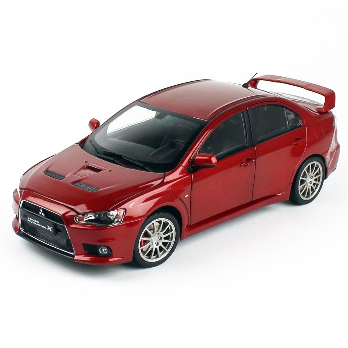 Sunstar 5822 1/18 Ölçek, Mitsubishi Lancer Evolution X, Kırmızı Metalik, Sergilemeye Hazır Metal Araba Modeli
