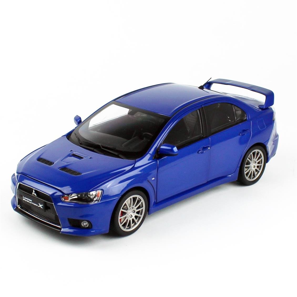 Sunstar 5823 1/18 Ölçek, Mitsubishi Lancer Evolution X, Mavi Metalik, Sergilemeye Hazır Metal Araba Modeli
