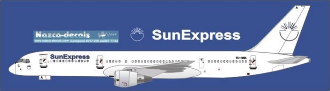 SUX001 1/144 SUNEXPRESS B757-200