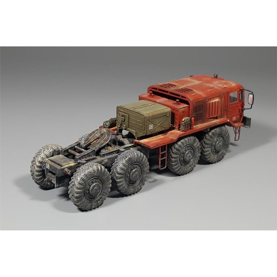 Takom 5003 1/72 Ölçek, Rus Ordusu KZKT-537L ve MAZ-537 Çekici Seti, Plastik Model Kiti