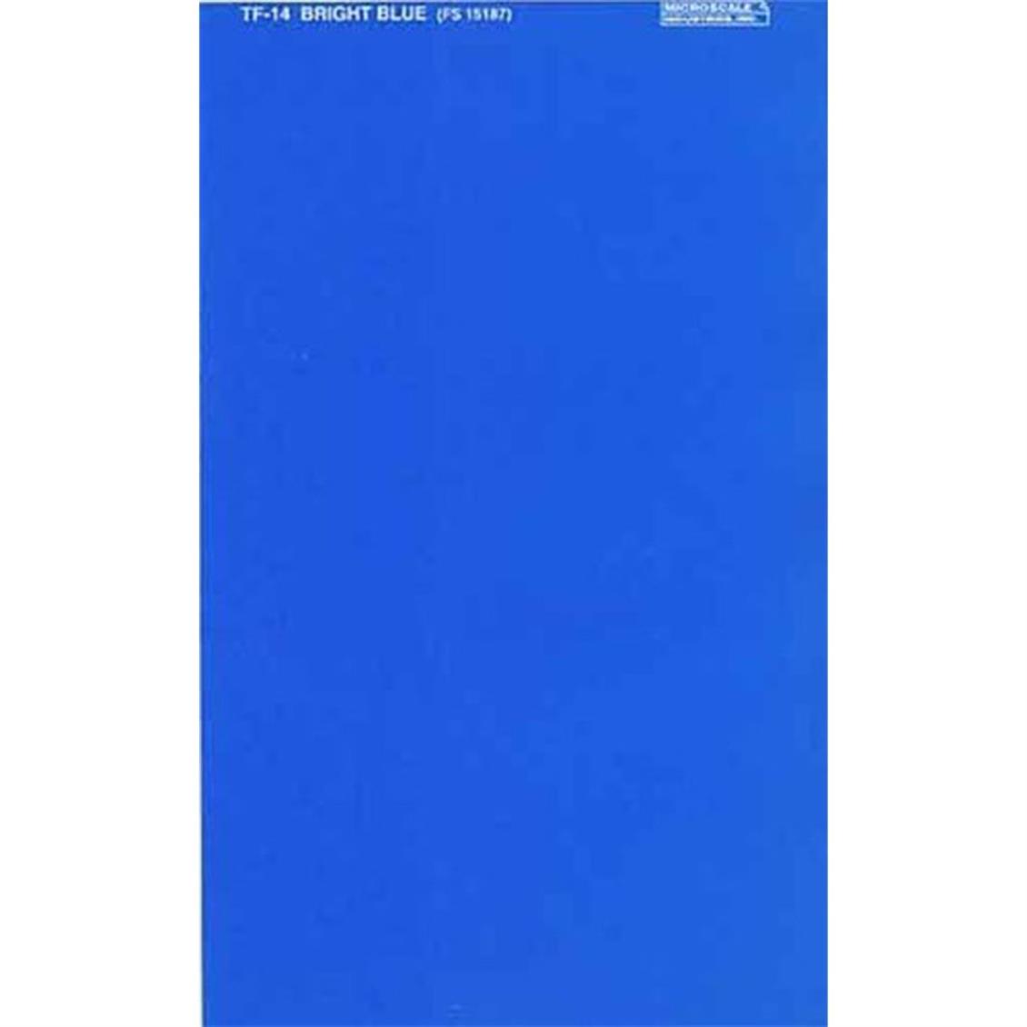 TF14 TRİM FİLM - SİZE-7-1/4 X 4-1/2-RİGHT BLUE FS1