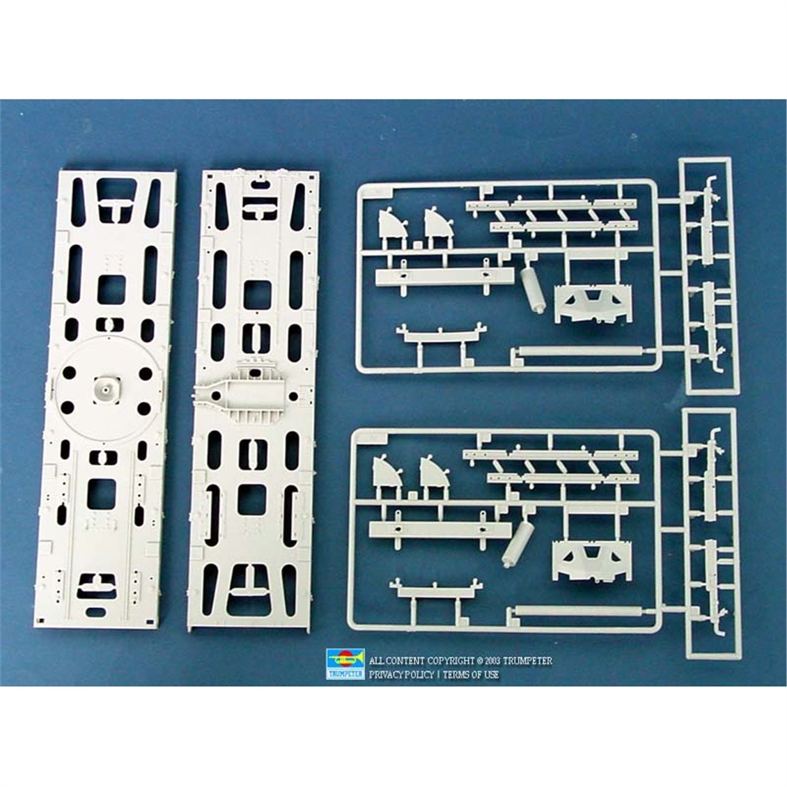 Trumpeter 00207 1/35 Ölçek, Alman 280mm K5 E Leopold Demiryolu Topu, Plastik Model Kiti