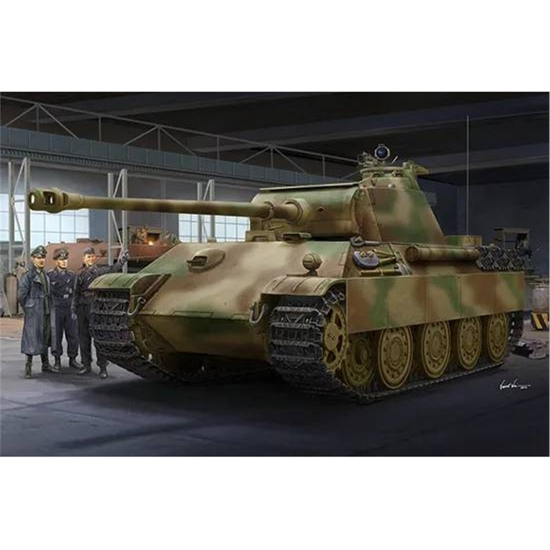 Trumpeter 00929 1/16 Ölçek, Sd.Kfz.171 Panther G, Ana Muharebe Tankı Plastik Model Kiti