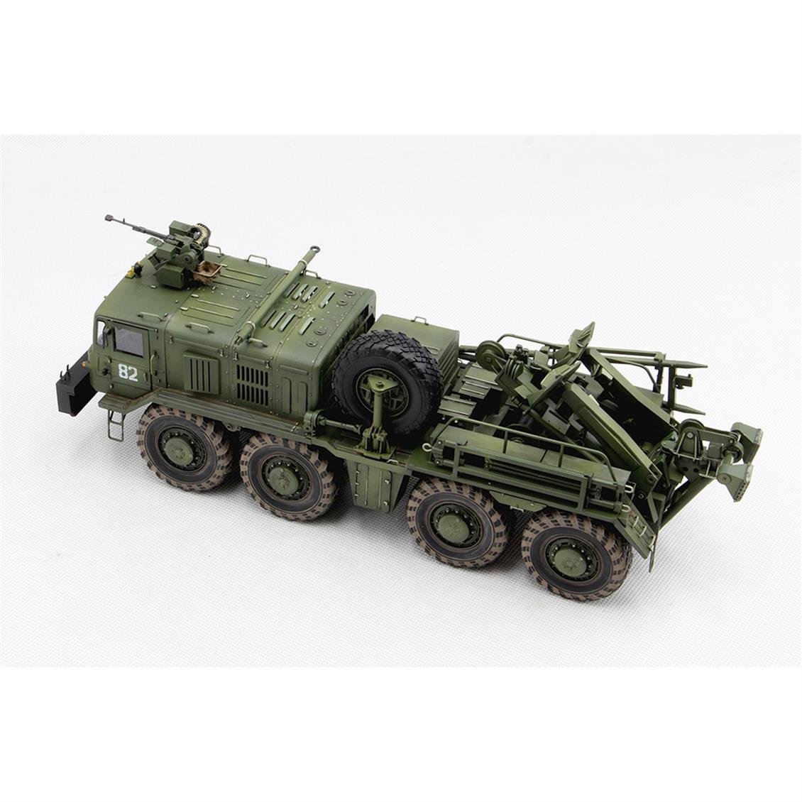 Trumpeter 01079 1/35 Ölçek KET-T Kurtarma Aracı ve MAZ-537 Ağır Kamyonu, Plastik Model Kiti