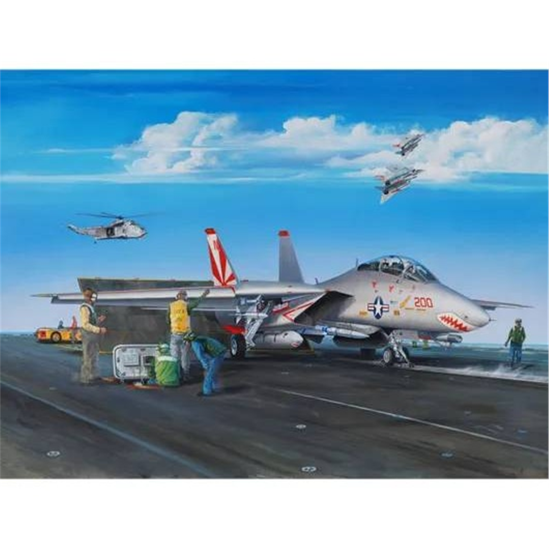 Trumpeter 03201 1/32 Ölçek, F-14A Tomcat, Savaş Uçağı Plastik Model Kiti