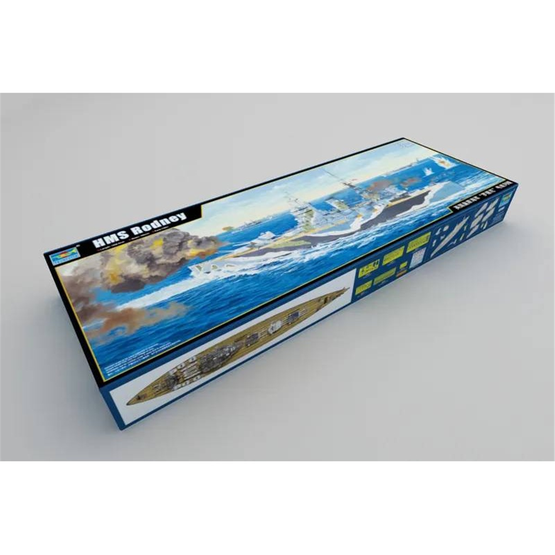 Trumpeter 03709 1/200 Ölçek, HMS Rodney Savaş Gemisi, Plastik Model Kiti
