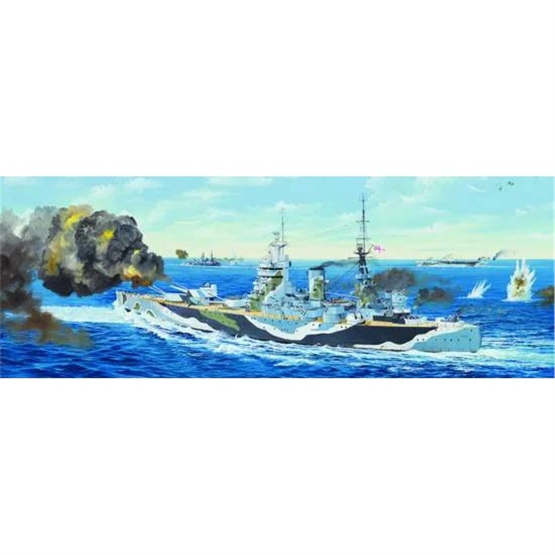 Trumpeter 03709 1/200 Ölçek, HMS Rodney Savaş Gemisi, Plastik Model Kiti