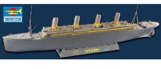 Trumpeter 03719 1/200 Scale Titanic Cruise Ship LED Lighting Plastic Model Kit