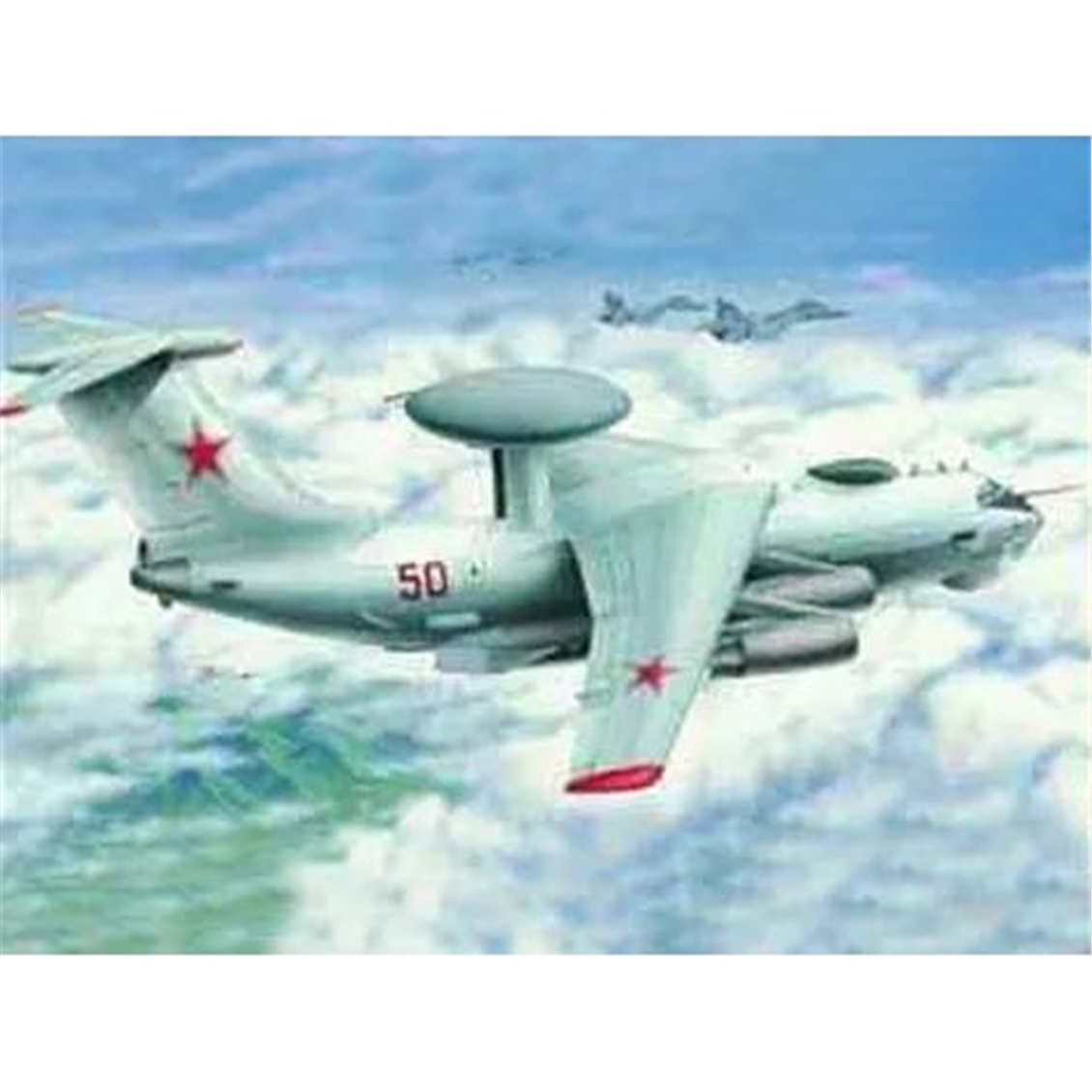Trumpeter 03903 1/144 Ölçek, Ilyushin A-50 Mainstay, Erken Uyarı ve Kontrol Uçağı Plastik Model Kiti