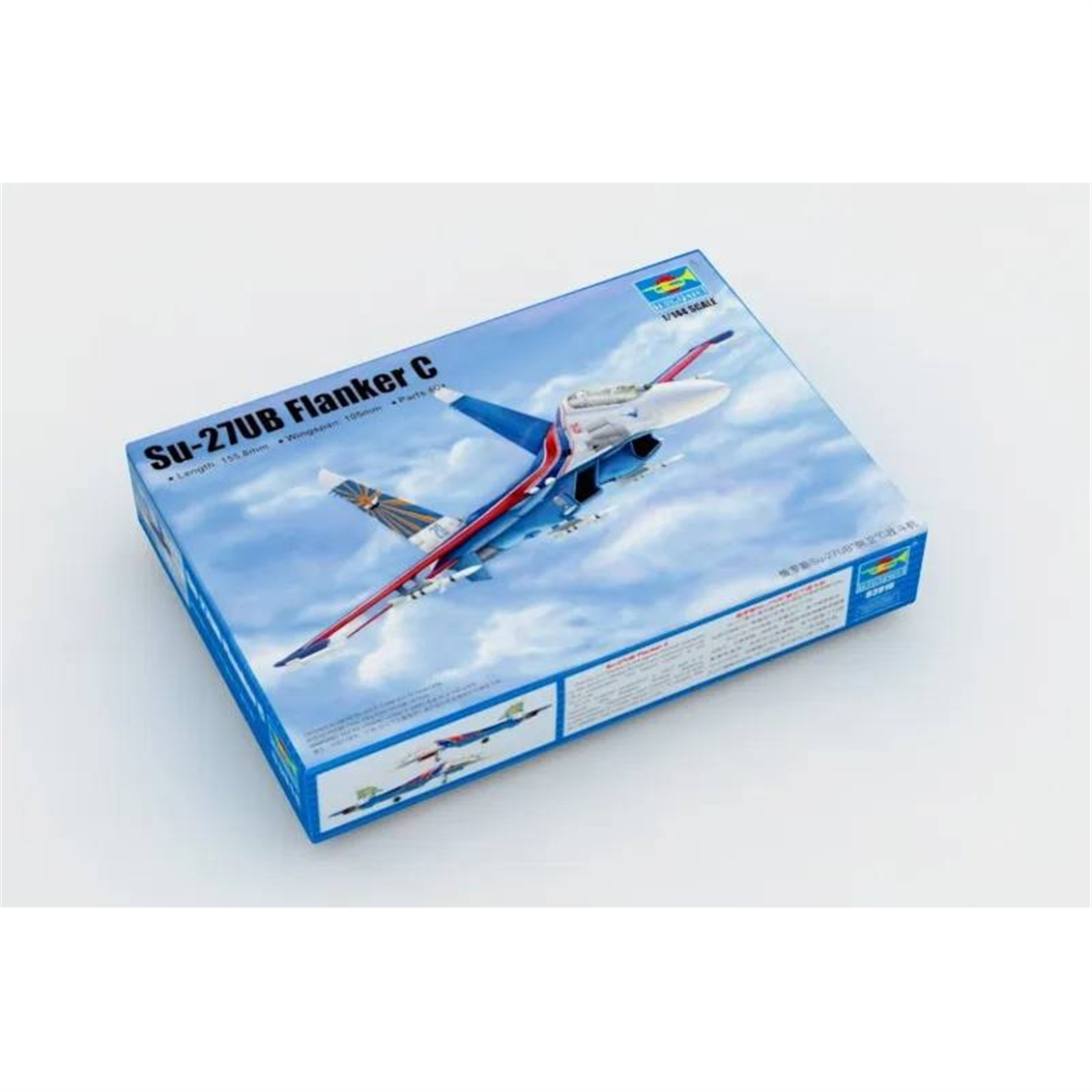 Trumpeter 03916 1/144 Ölçek, Russian Su-27UB Flanker C, Plastik Model Kiti