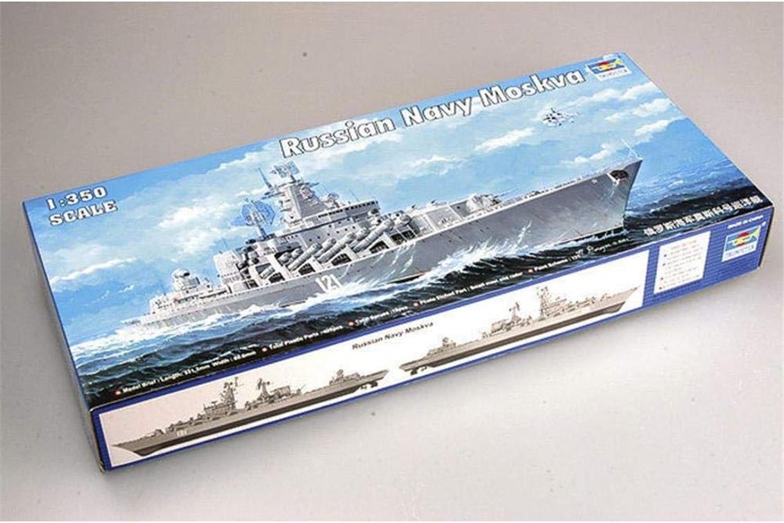 Trumpeter 04518 1/350 Ölçek, Rus Moskva Kruvazörü, Plastik Model kiti