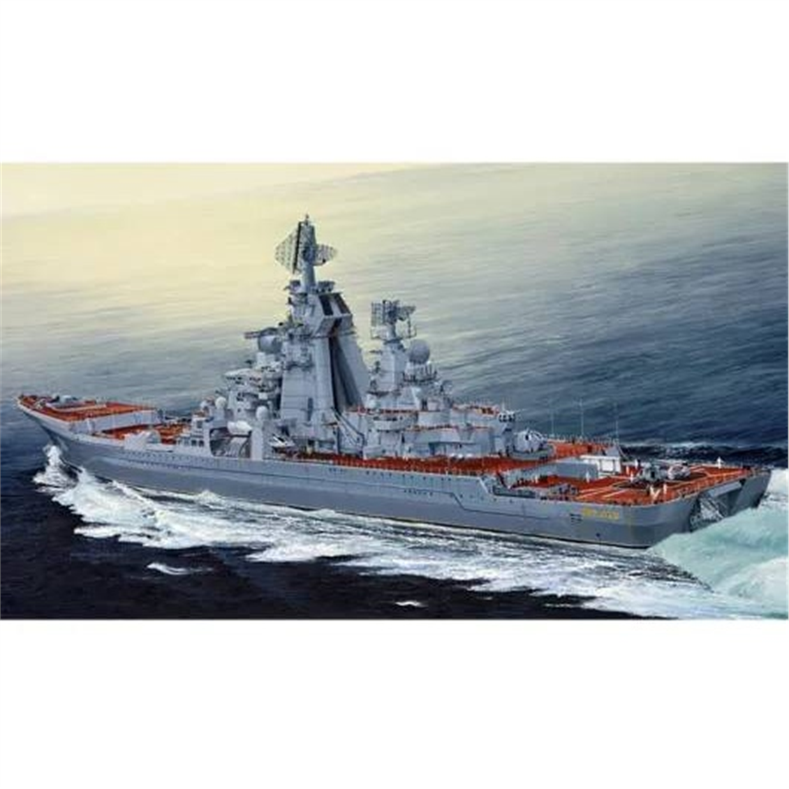 Trumpeter 04521 1/350 Ölçek, Rus Admiral Lazarev (Ex-Frunze), Savaş Gemisi Plastik Model Kiti