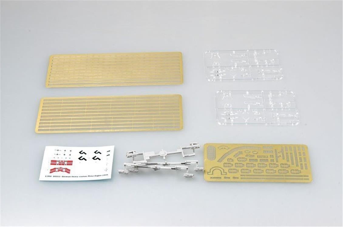 Trumpeter 05313 1/350 Ölçek, Alman Prinz Eugen 1945 Kruvazör, Plastik Model kiti