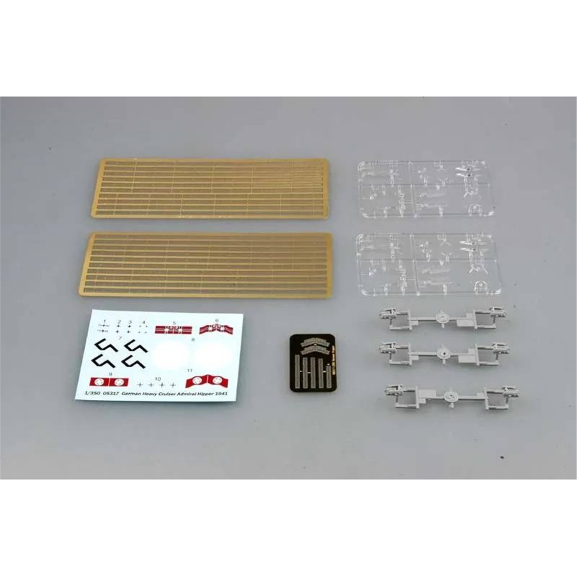 Trumpeter 05317 1/350 Ölçek, Alman Admiral Hipper 1941, Ağır Kruvazör Öncü Gemisi Plastik Model Kiti