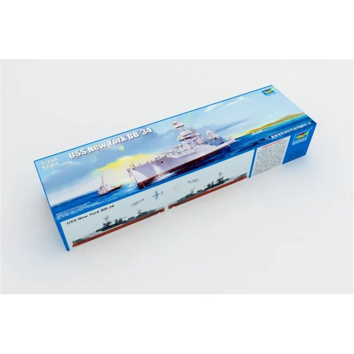 Trumpeter 05339 1/350 Ölçek, New York BB-34, Savaş Gemisi Plastik Model Kiti