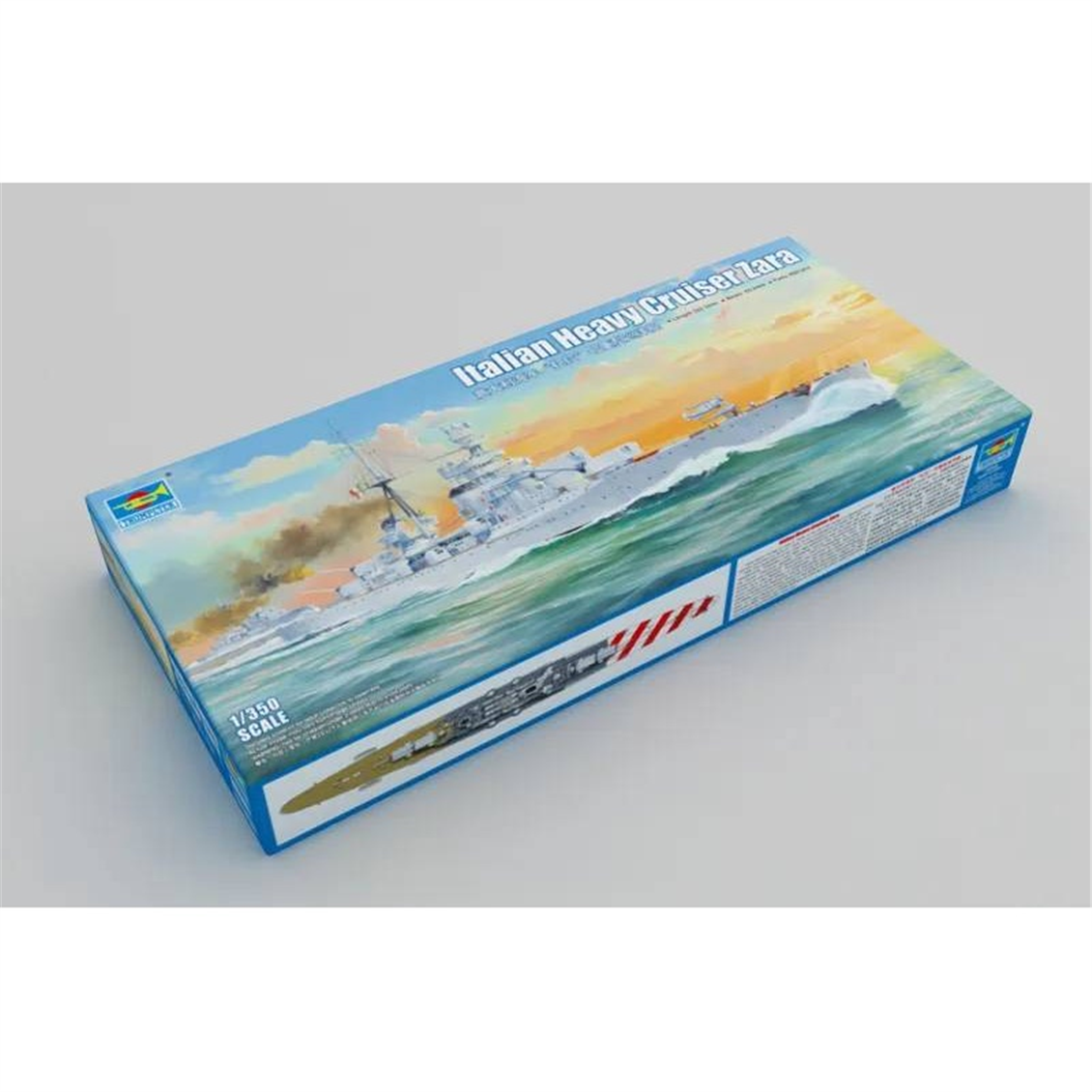 Trumpeter 05347 1/350 Ölçek, Italyan Zara, Ağır Kruvazör Plastik Model Kiti