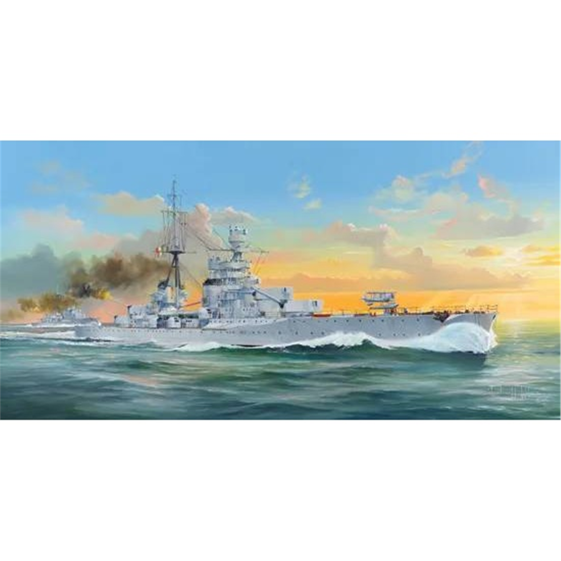 Trumpeter 05347 1/350 Ölçek, Italyan Zara, Ağır Kruvazör Plastik Model Kiti